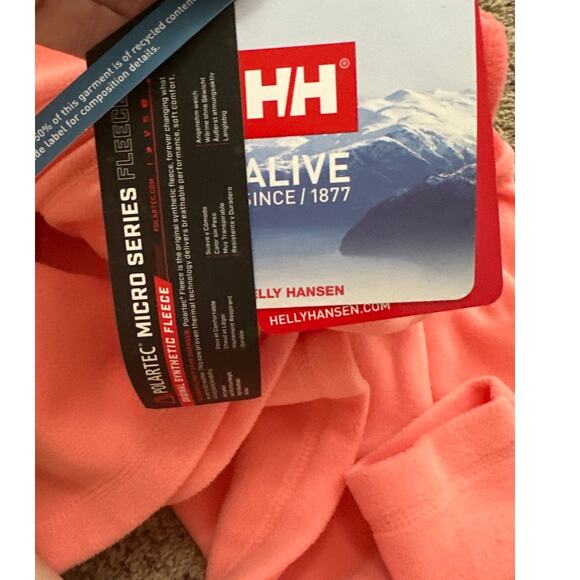 Helly Hansen Daybreaker 2.0 Jacket Coral Almond Juniors Girls Size 14 New - Picture 6 of 6